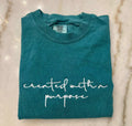 Created with Purposed Embroidered Tee