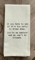 Wine- Dish Towel