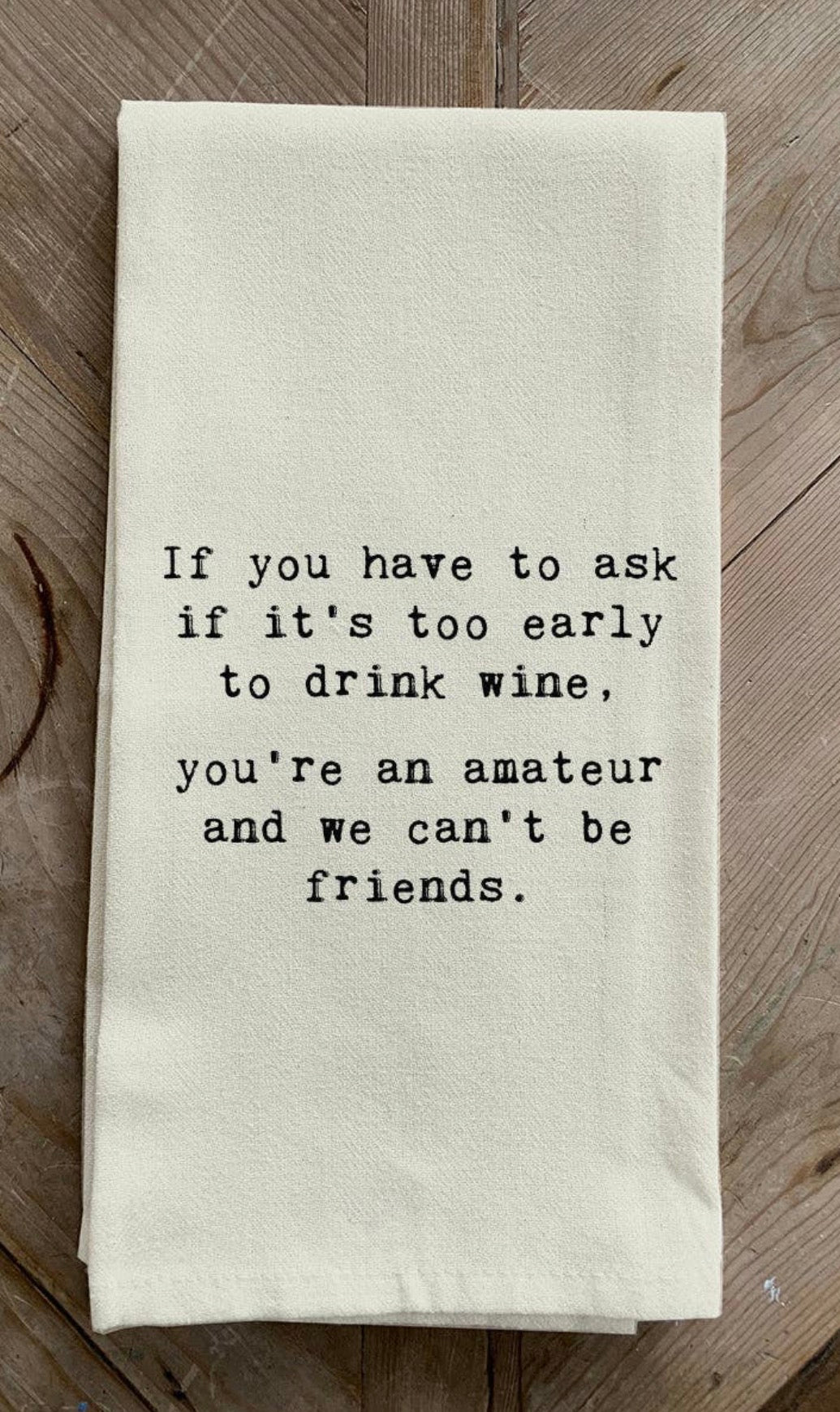 Wine- Dish Towel