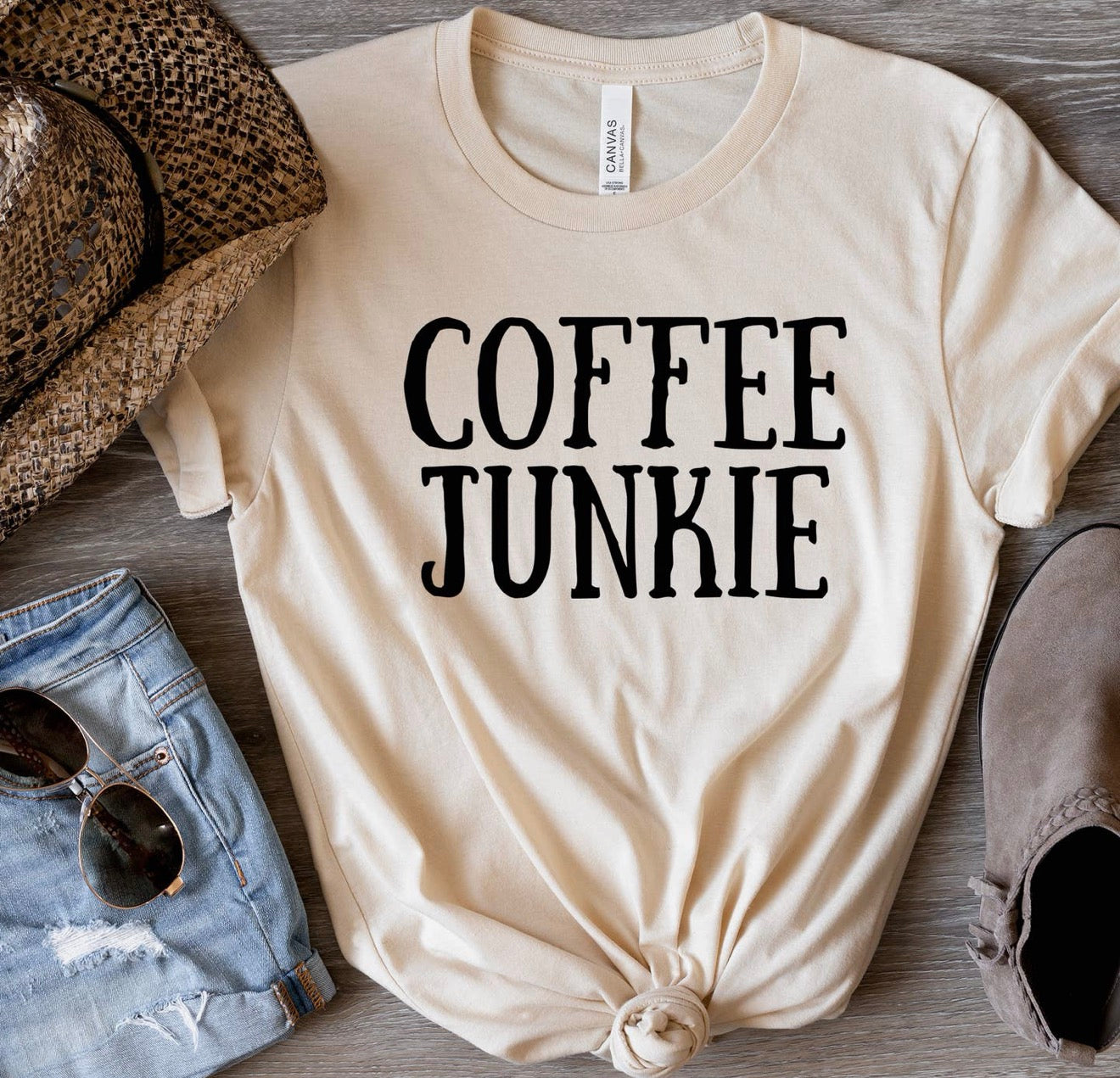 Coffee Junkie Graphic Tee
