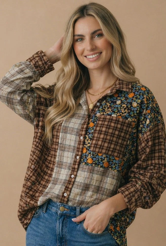 Mixed Print Flannel